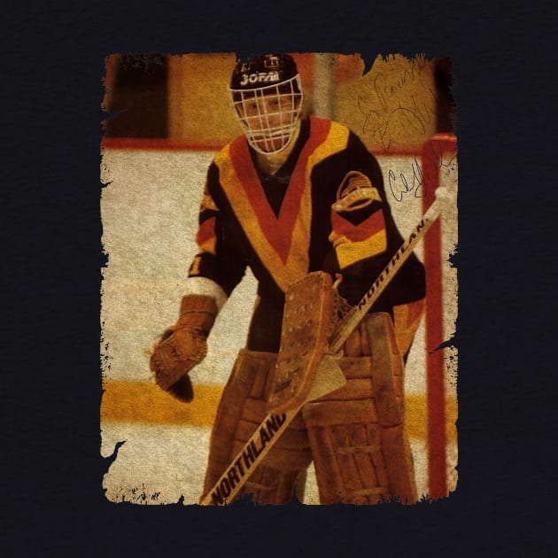 Glen Hanlon, 1980 in Vancouver Canucks by Momogi Project